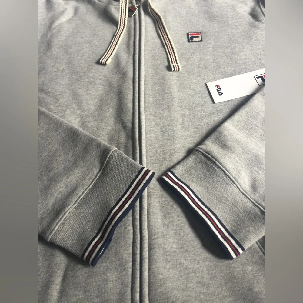 FILA men’s hoodie sweatshirt with front zipper - Picture 6 of 10